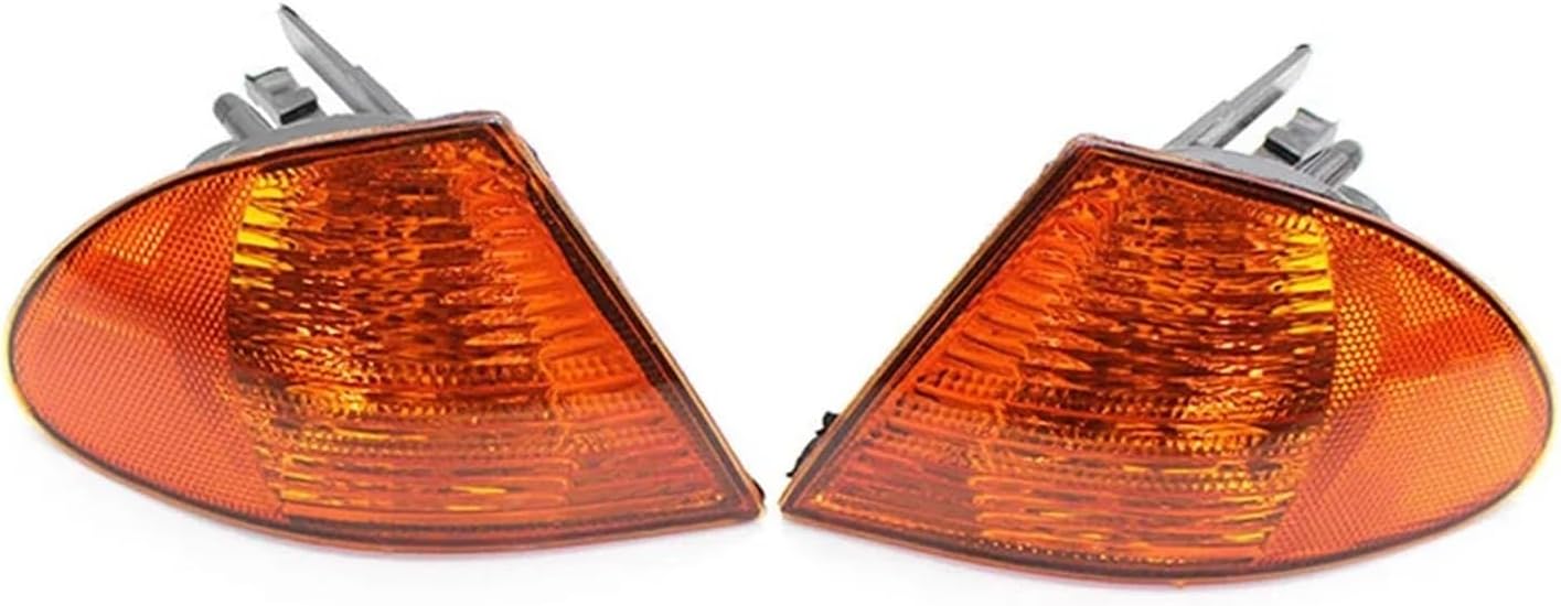Corner Light Turn Signal Car Indicator Lamp Compatible with BMW 3 Series E46 320i 325i 330i 1998 1999 2000 2001(Black)