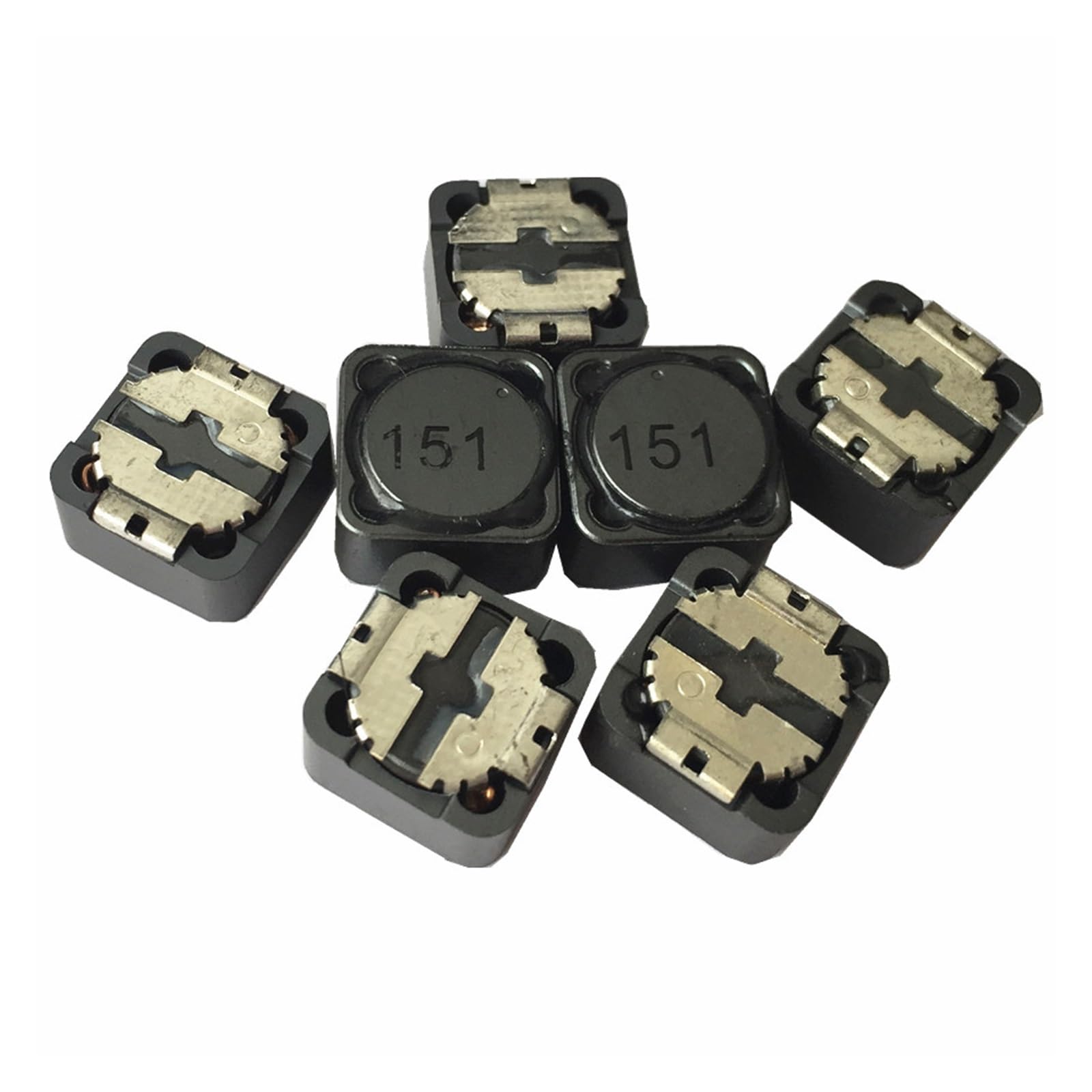 WHWRCADV 200 Pcs Electronics Inductor 150uH 12X12X7mm Shield Inductor 0.47 Fixed Inductor Mount Inductor Chip