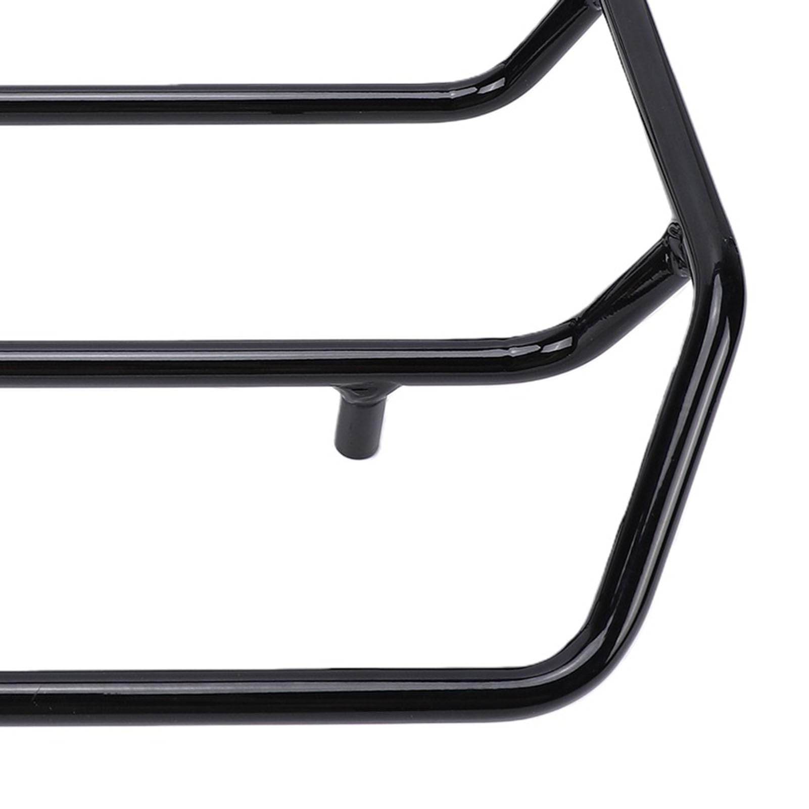 lyrlody Bagażnik Pack, Zdejmowany Czarny Metalowy Bagażnik Motocyklowy Pack z 4-punktowym Elementem Montażowym, montaż Bez Użycia Narzędzi dla Kierowców Electra Glide 1984-2024