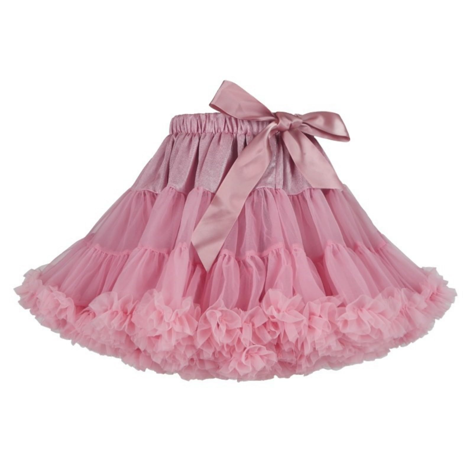 Gonna tutù Bambina Tulle con Vita Elastica Tutua Ragazze Morbida Leggera Gonne da Balletto Principessa per Danza Festa Carnevale,Sottogonna Tulle,Moda Misteriosa