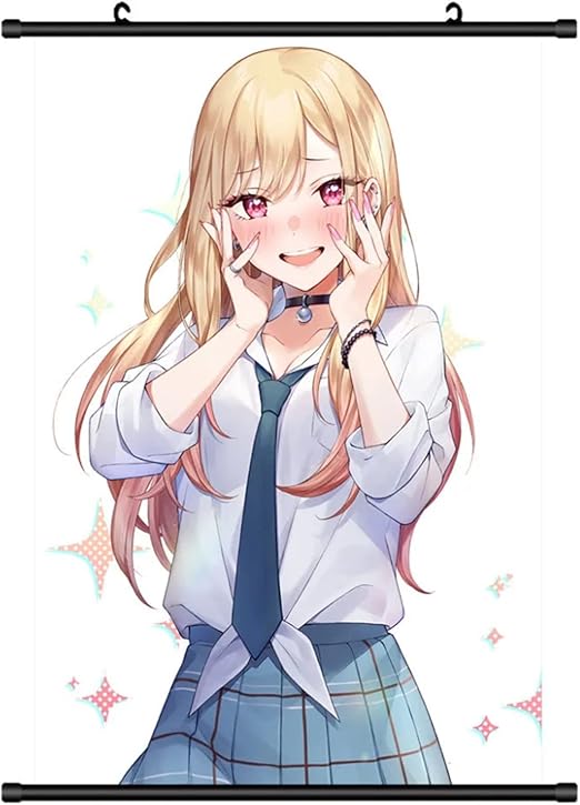 Amazon Co Jp 私のドレスアップダーリンマリン北川アニメ壁掛け軸ポスター絵画壁アートプリント家の装飾バーコレクションギフト Color N Size 23 5 35 5 本