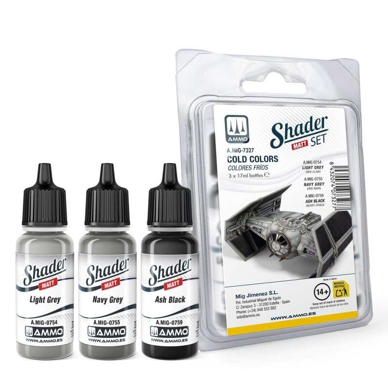 AMMO by Mig Sprue Brothers Shader Set - Cold Colors, AMM7327