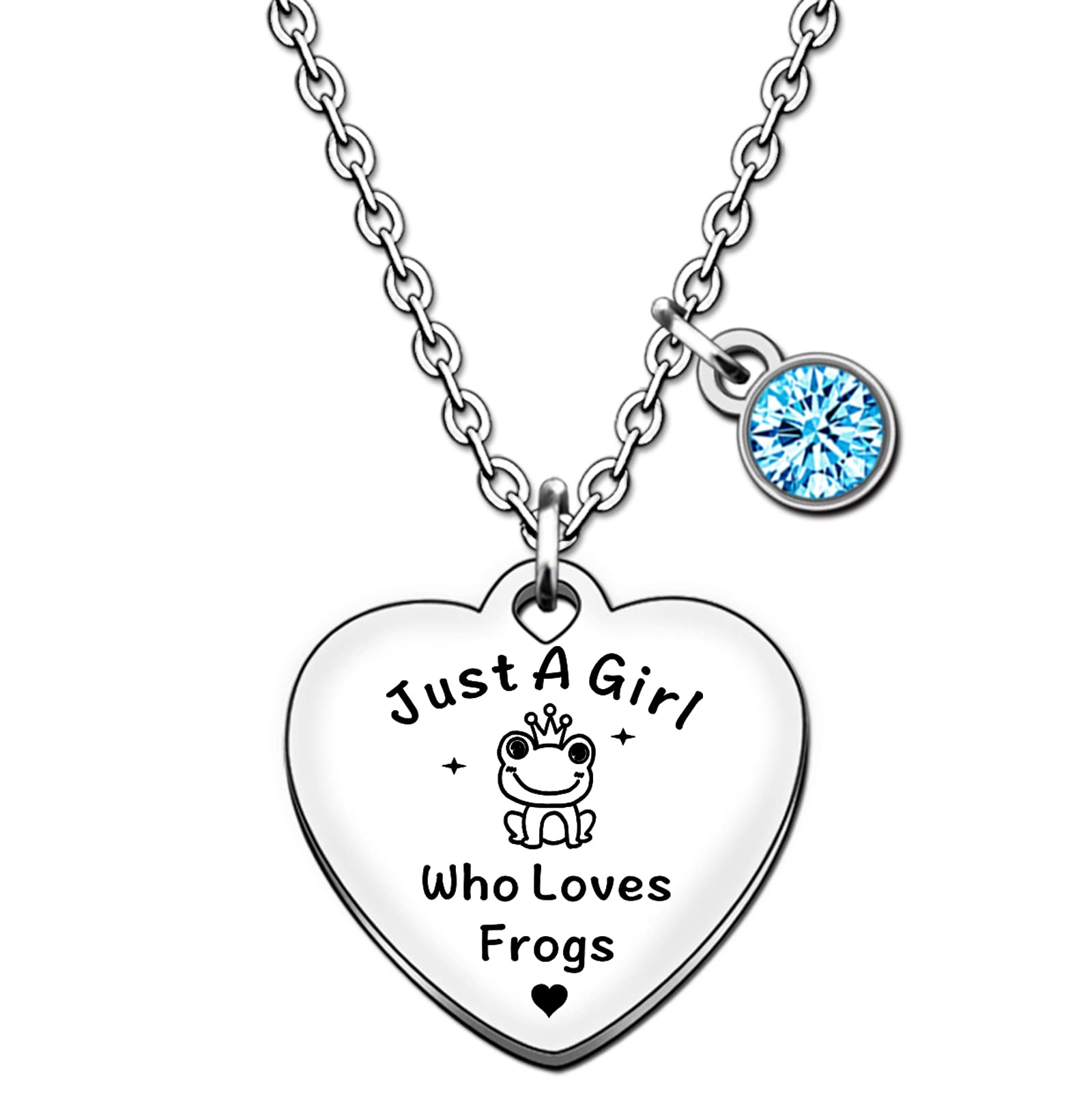 TTOVENFrog Necklace for Girls Frog Gifts for Girls