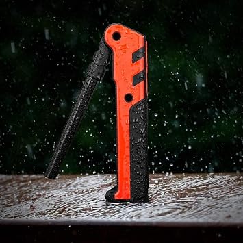 270 Rotation Foldable LED Flashlight, Water-Resistant, USB Rechargeable, Magnetic Base, 100 Lumen