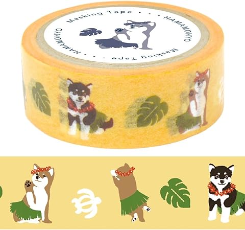 Amazon 濱文様 マスキングテープ フラダンスの犬 マスキングテープ 文房具 オフィス用品 Amazon 濱文様 マスキングテープ フラダンスの犬 マスキングテープ 文房具 オフィス用品