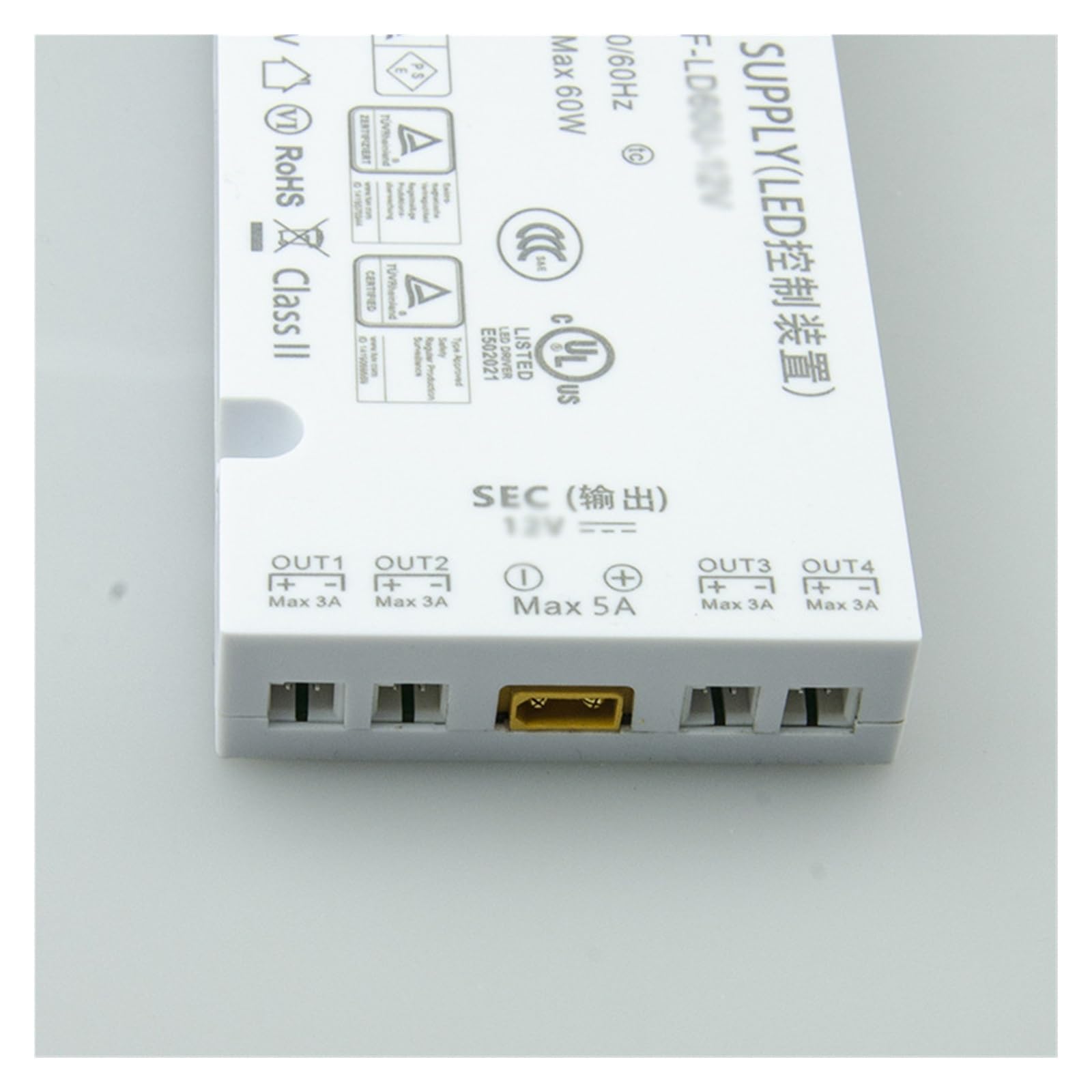 Controlador de Espejo de baño, luz Fina for gabinete con Espejo, Fuente de alimentación 3c, luz Led for gabinete