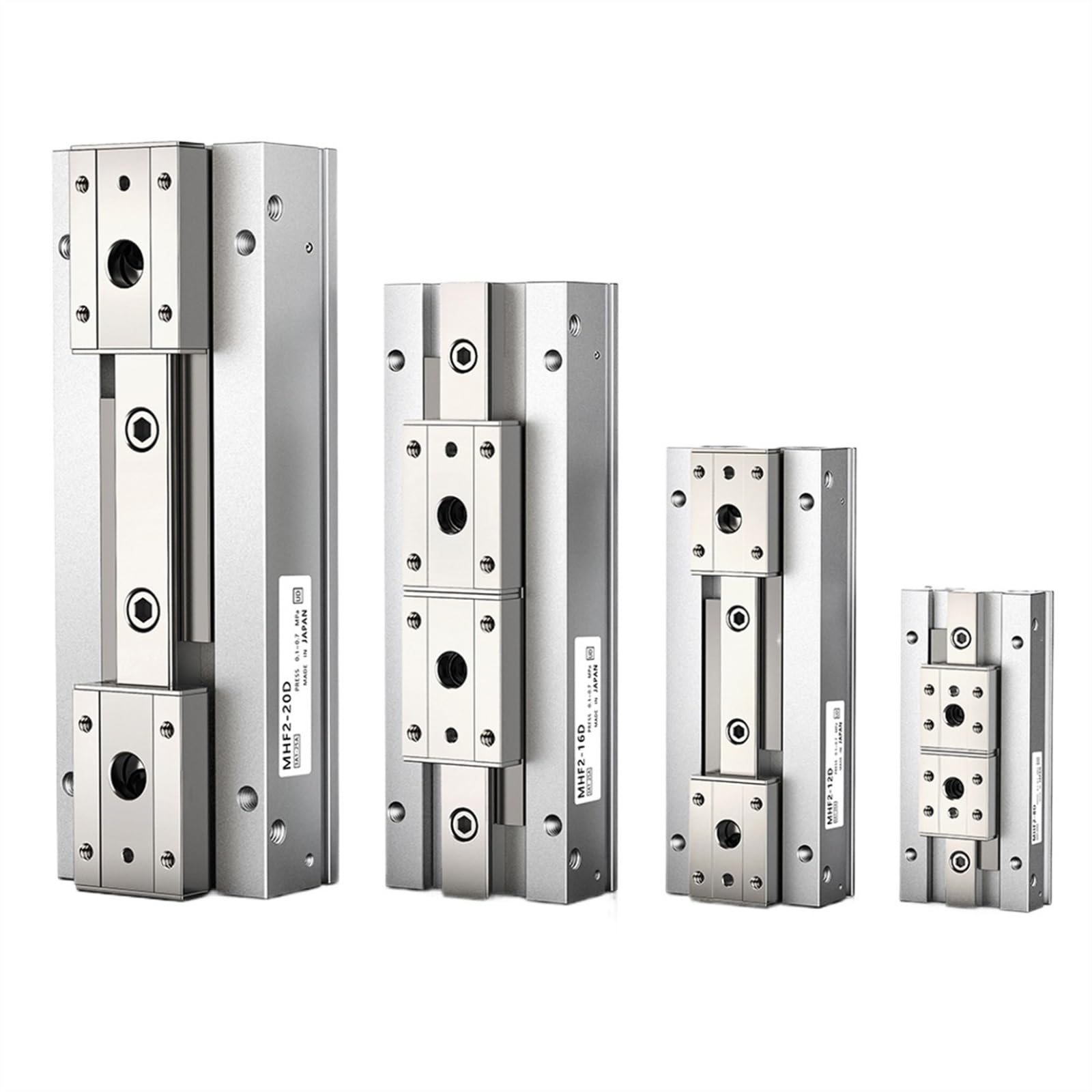 Bgzhtmg Mhf2-8D2 1Pc Pneumatic Cylinder Air Parallel Gripper Cylinder Mhf2 8D Mhf2 10D Mhf2 12D Mhf2 16D Mhf2 20D Pneumatic Gripper(Mhf2-8D2)
