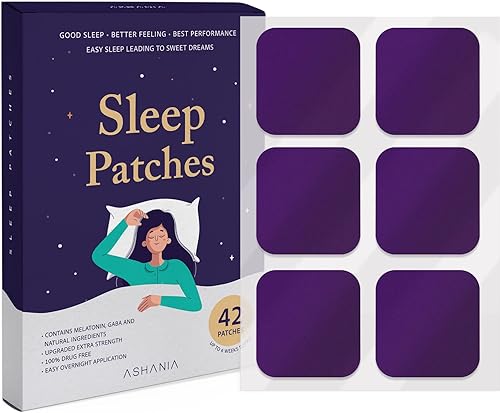 Miniatura 8 de Parches para dormir, parches de sueño para adultos, juego de parches de sueño mejorados, fáciles de aplicar y cómodos, ingredientes de primera