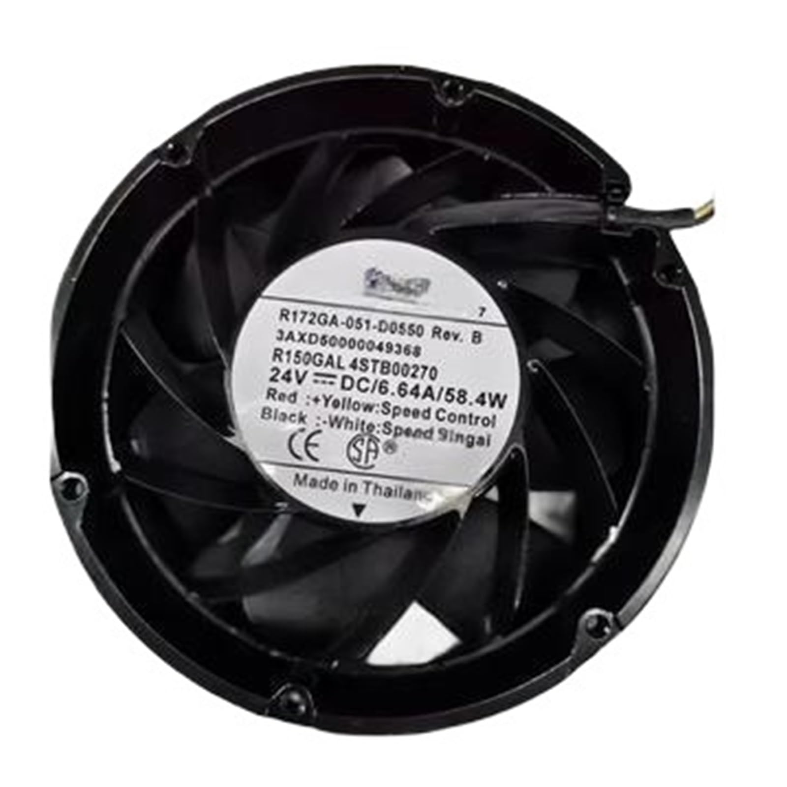 Ventilateur R172GA-051-D0550 contre la surchauffe et les pannes thermiques de PC