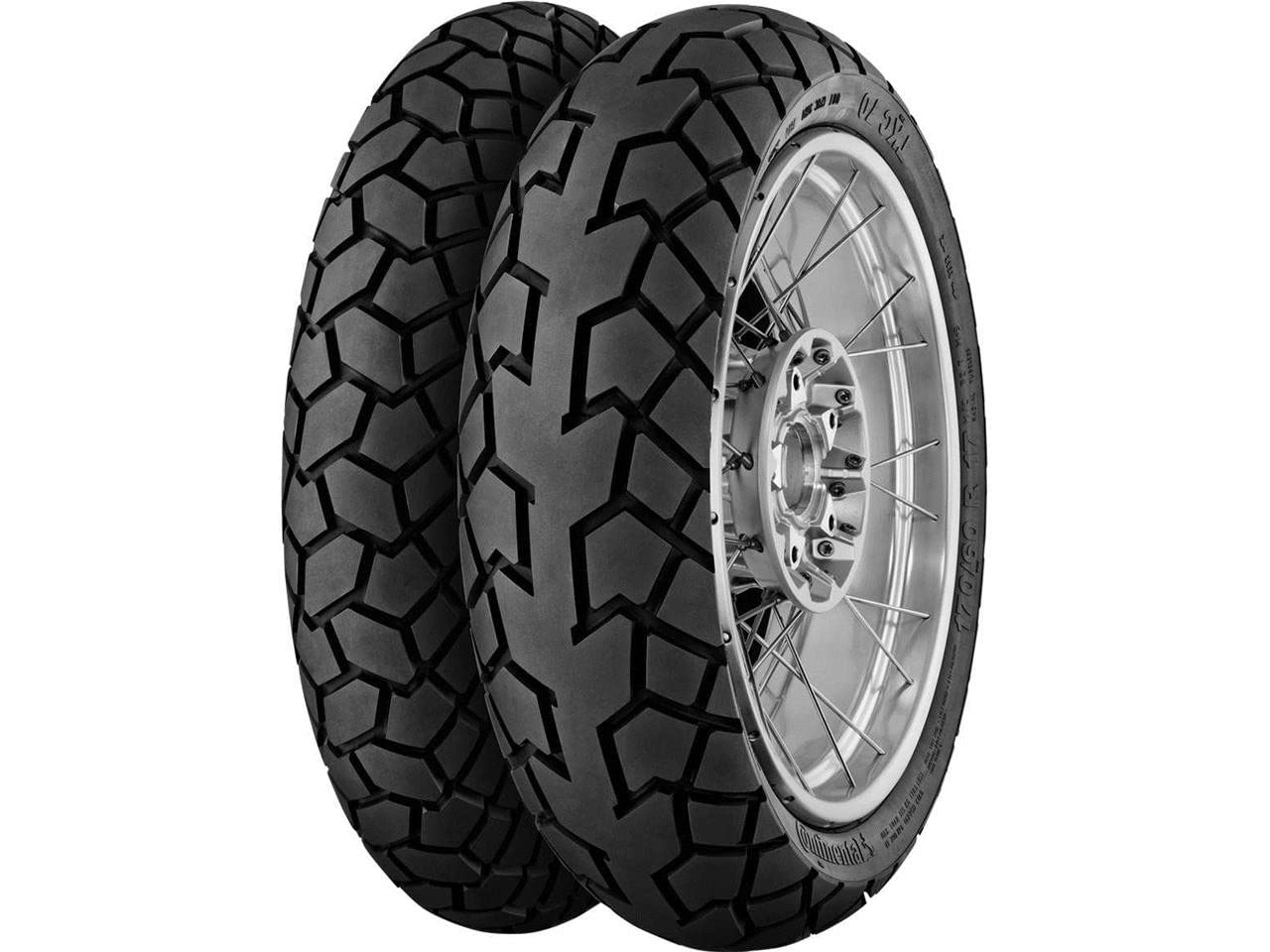 Continental TKC70 F TL M+S - 120/70/R17 58W - A/A/70dB - Pneumatici Per tutte le stagioni (Moto)