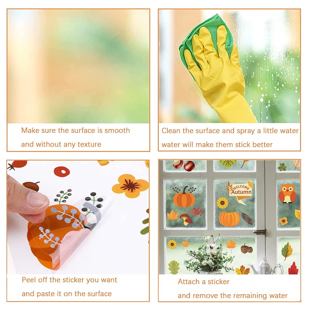 HOWAF 430+pcs Gommettes Automne, Stickers Automne Gommettes