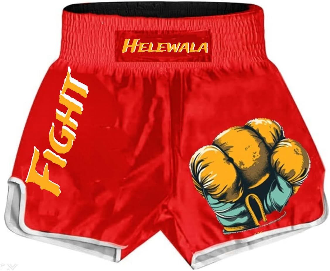 Men's Boxing Shorts - Professional Fight Shorts for Boxing and Muay Thai Training