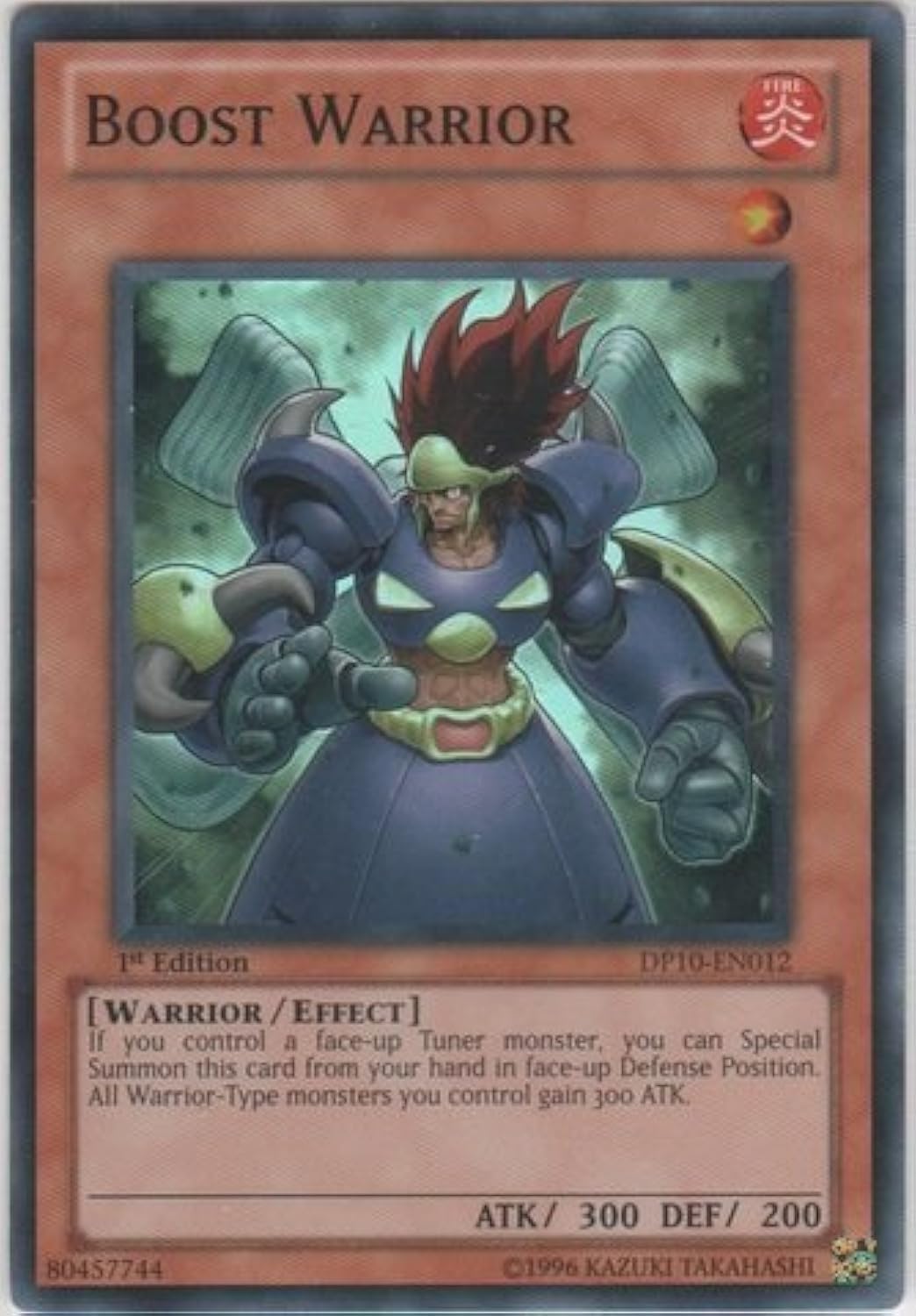Amazon.com: Yu-Gi-Oh! - Boost Warrior (DP10-EN012) - Duelist