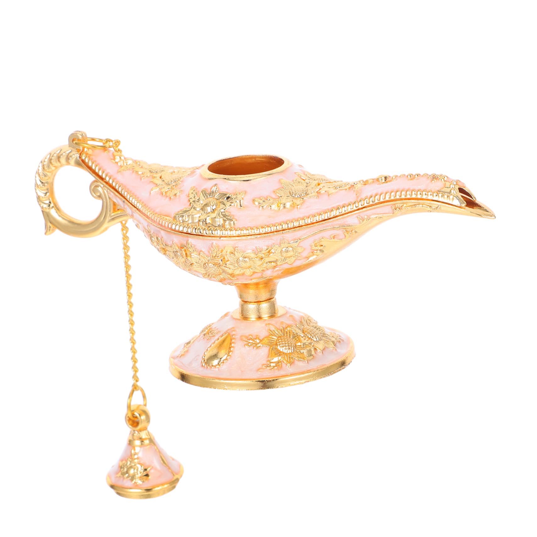 PRETYZOOM Retro Floral Light Decor for Bedroom Living Room Elegant European Style Tabletop Decoration for Special Events and Parties