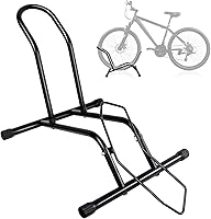 CUCESH Bike Floor Stand - Adjustable Heavy Duty Bicycle Rack for 16-29" Kids Mountain Road Bikes, Indoor Outdoor Storage Holder