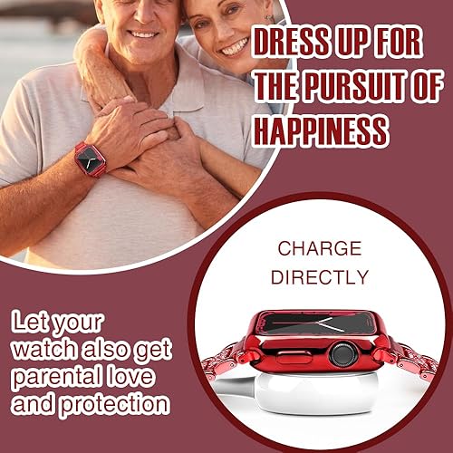 Miniatura 6 de top4cus Funda de 1.496 pulgadas (1.496 in), TPU suave, antiarañazos, ligera, protector de pantalla para Iwatch de 1.496 pulgadas, compatible con