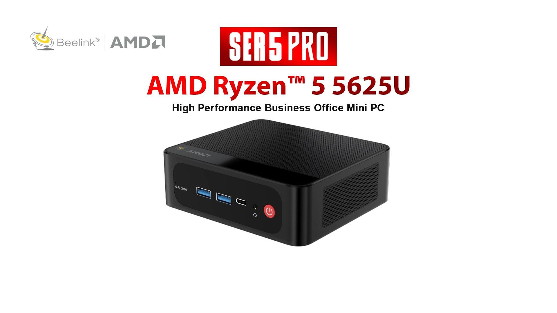 Amazon.com: Beelink SER5 Pro Mini PC, Ryzen 5 5625U (6C/12T, Up to