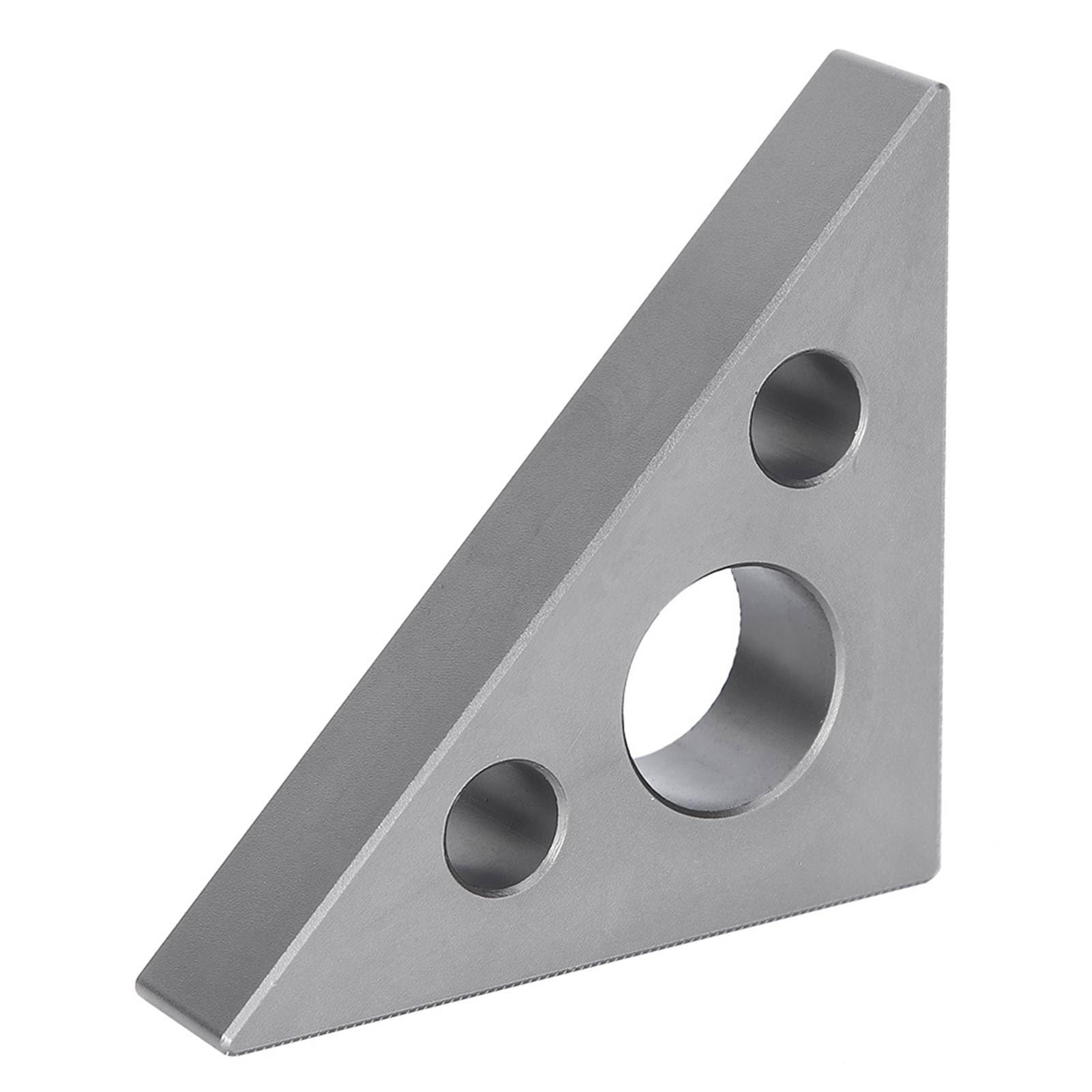 Righello Triangolare Professionale in Lega di Alluminio, Strumento di misurazione ad Angolo retto di precisione da 45° a 90°.