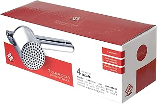 HOME 486200 Schiacciapassat Alluminio 1D Scat Utensili da Cucina, Argento