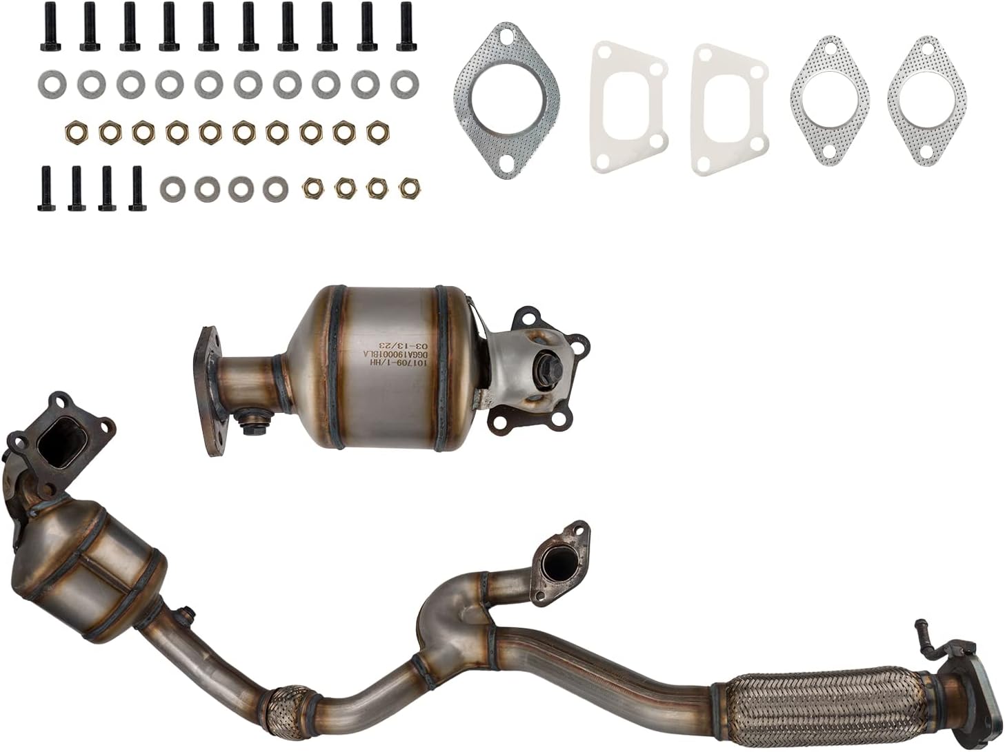 Catalytic Converter for SRX 2010-2011 3.0L, Catalyst 4 Pore, 644057, 2 PCS 2010-2011 SRX