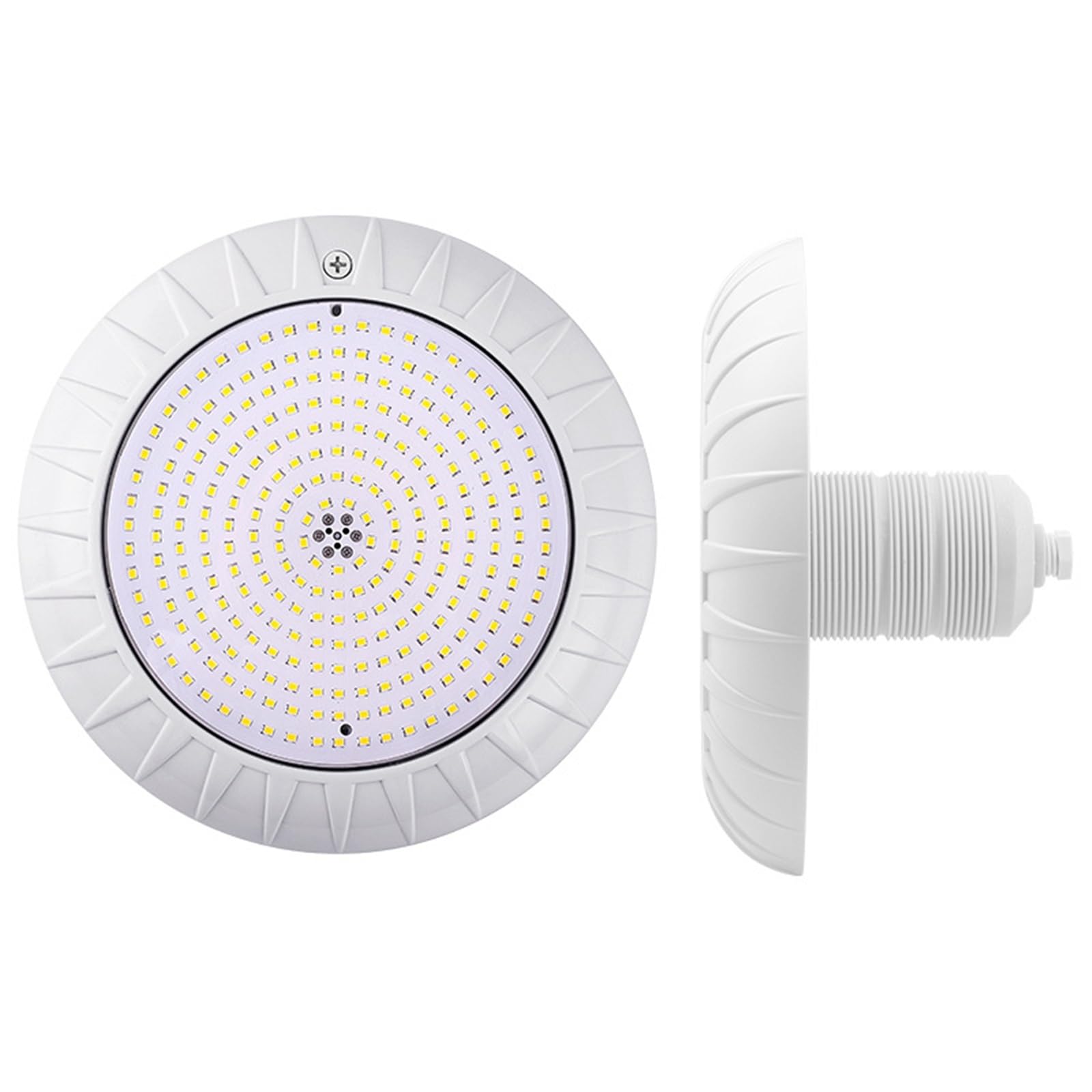 Luces de Piscina, Lámpara LED de pared empotrada subacuática, Color RGBW, Control remoto for teléfono móvil, luz acrílica fibra vidrio for piscina(Groen,24W)