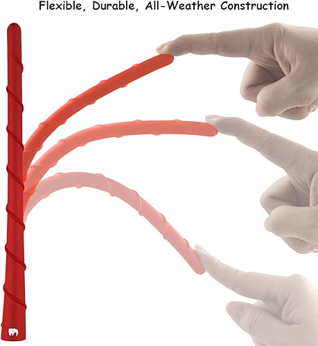 Miniatura 7 de Antena de núcleo de cobre en espiral de 8 pulgadas, compatible con motocicletas Harley Davidson, Street Glide, Road Glide, Road King, Electra Glide