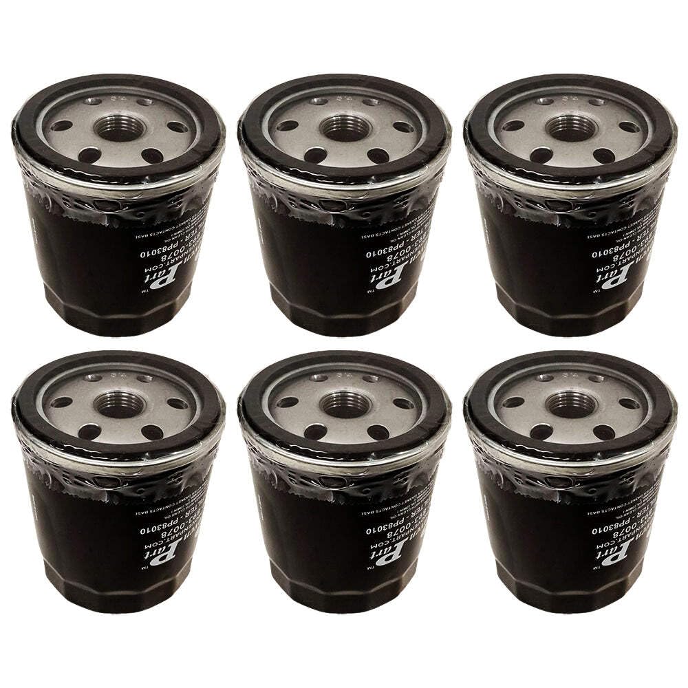 Proven Part 6 Pack Oil Filters Fits Exmark 109-4180