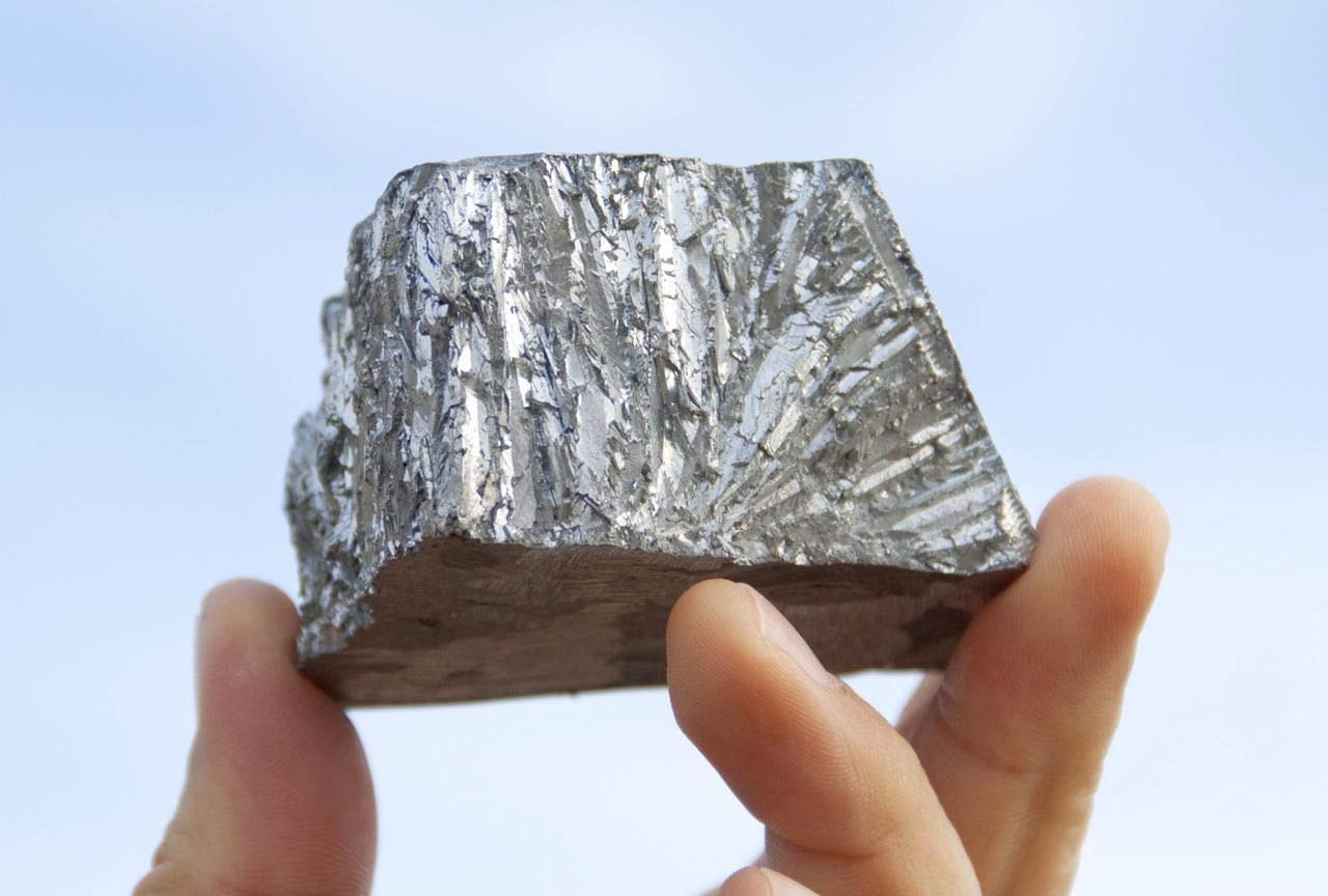 Pmw - High Purity 99.99% - Zinc Metal Lumps Block - Lab Grade Accessory - 190 Grams - Zn