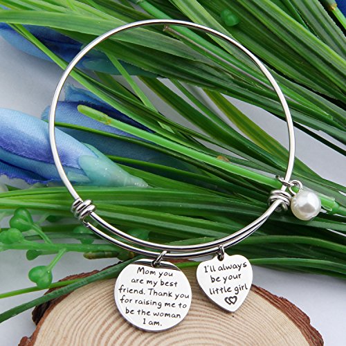 FEELMEM Mother of The Bride Bracelet Mom of The Bride Gifts Bangle Wedding Gift Jewelry for Mom from Daughter - Image 5