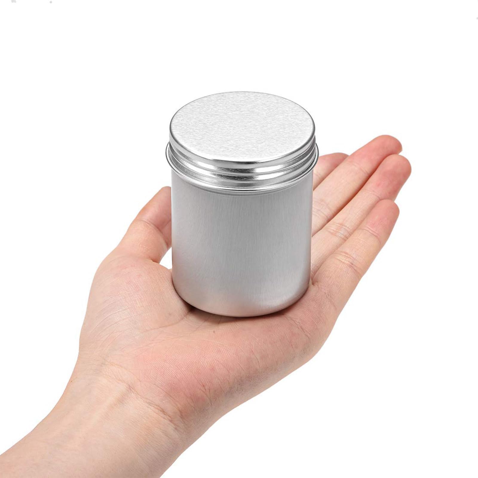 TOP-VIGOR 80ml Round Aluminum Cans Tin Can, Cosmetic Sample Storage Jars Slip Slide Containers - Image 4