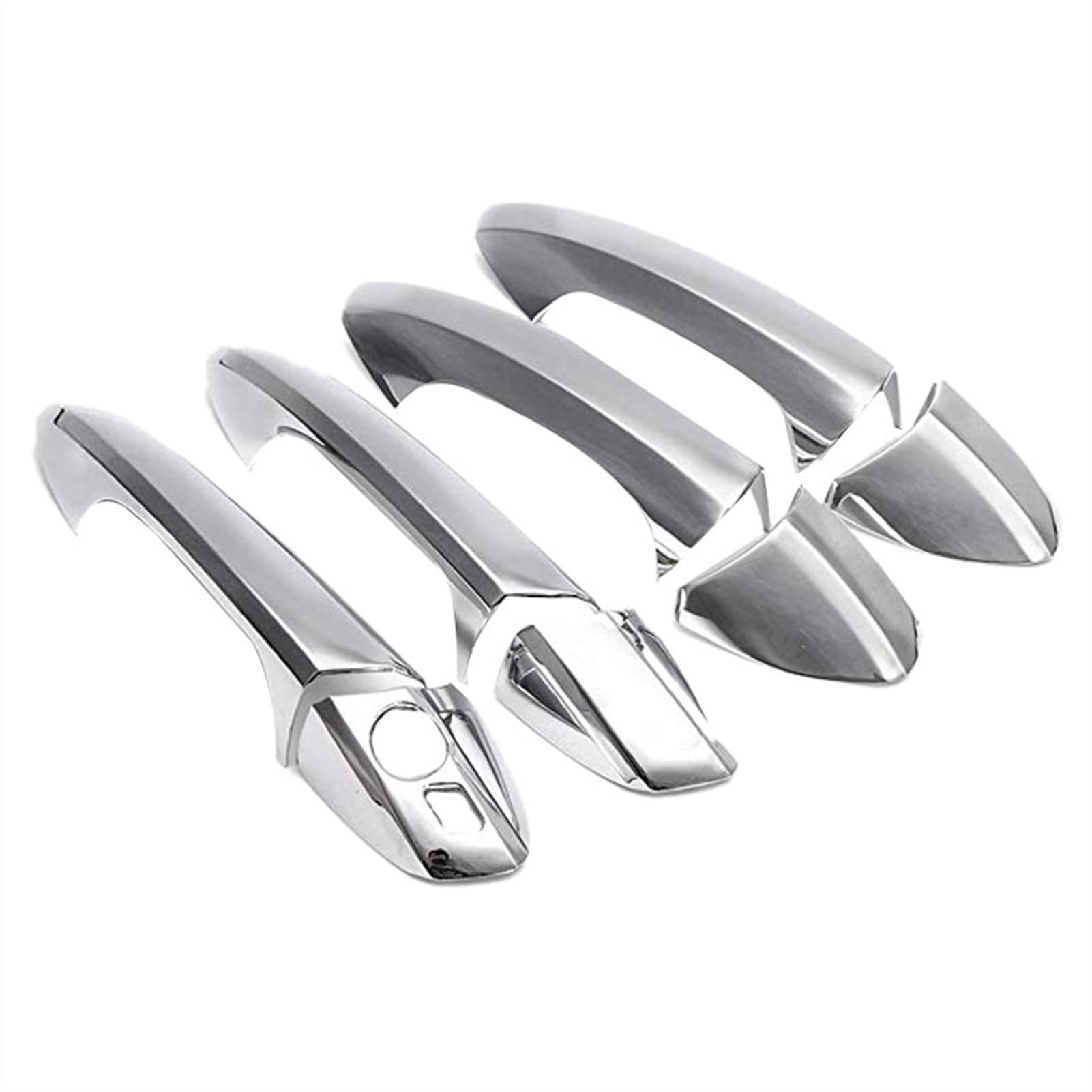 Rinkteea One Color Exterior Car Door Handle For Benz Glk Cla C-Class W204 W246 W212 X204 W166 W117 Car Chrome Door Handle Trim Cover