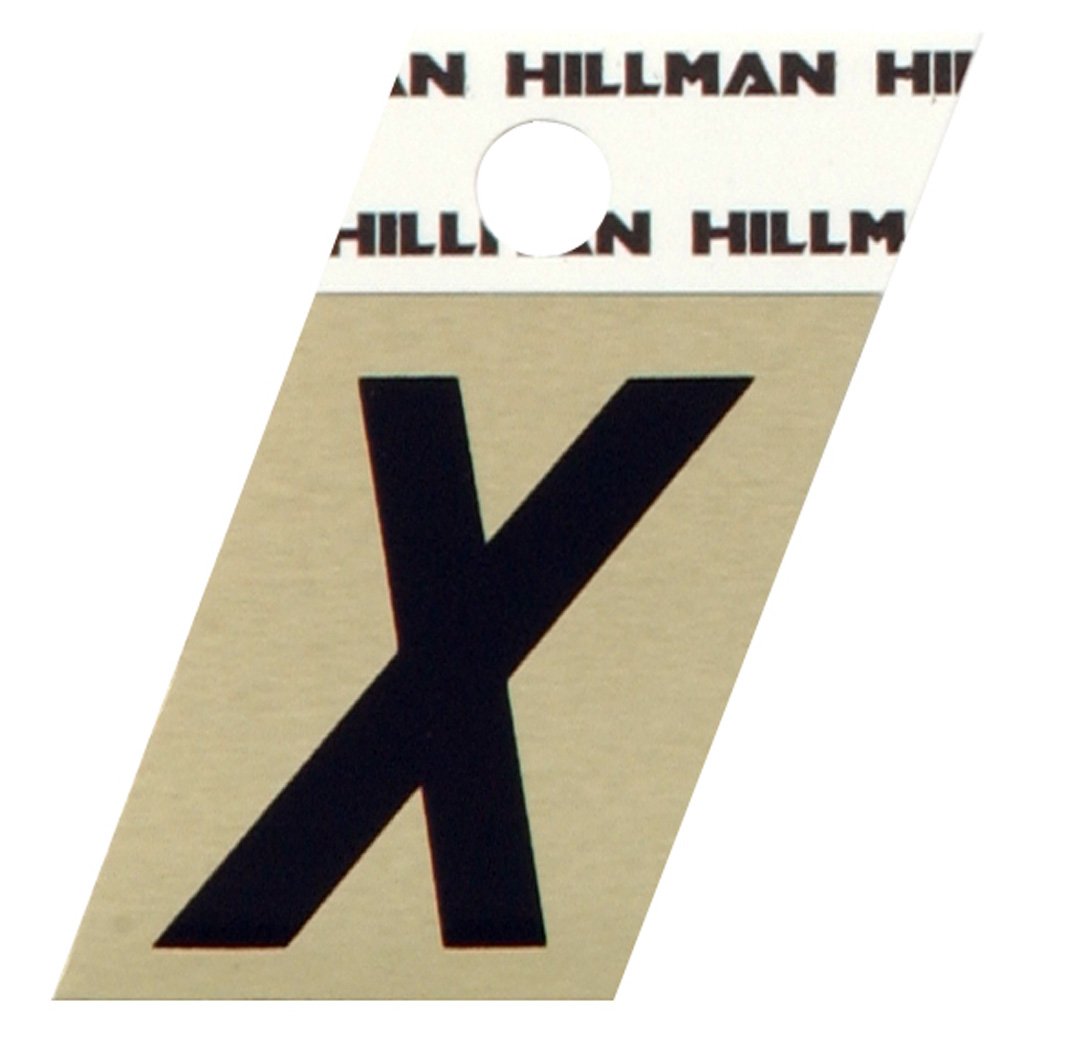 Hillman Winkelschnitt-Buchstabe J – 3,8 Cm (1 1/2 Zoll), Aluminium, Eloxiert, Rostbeständig