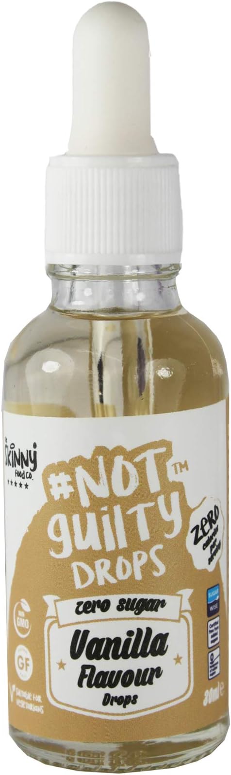The Skinny Food Co. Sugar Free Vanilla Flavour Gourmet Drops 30ml 500 g | SFC1066/100/101