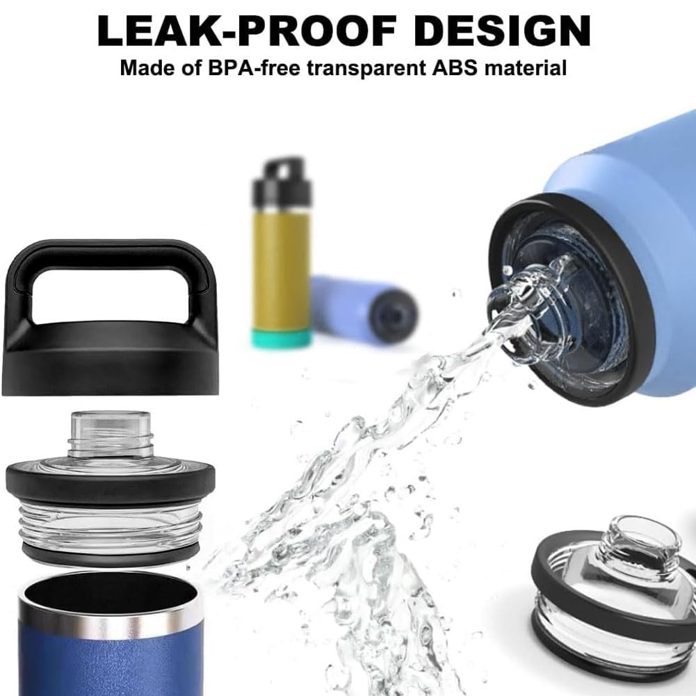 Amazon.com: 2 Pack Chug Cap for YETI Rambler Bottle, Cap Lids