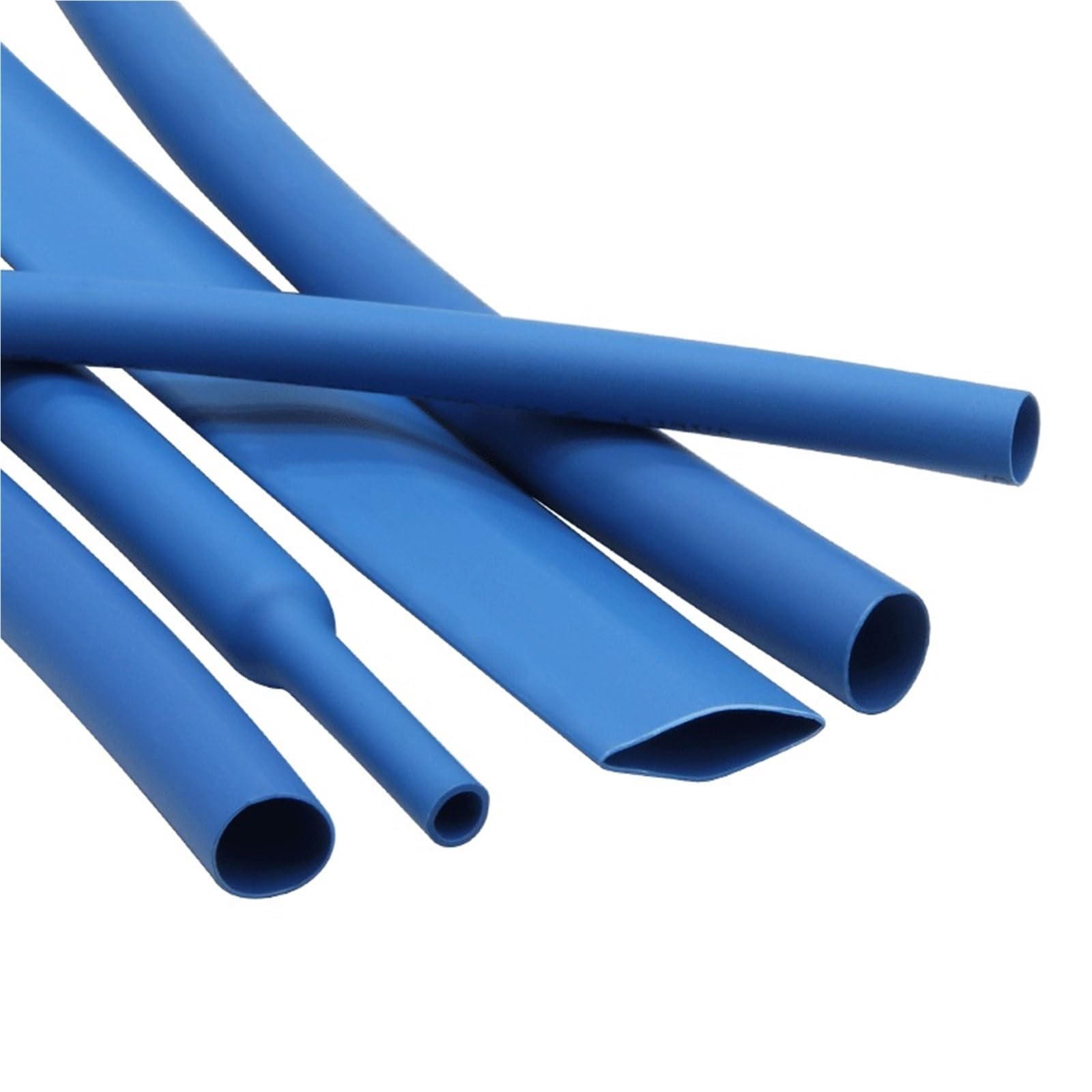 Gaines thermorétractables, Gaine thermorétractable bleue, rapport 2:1, diamètre 0,6 mm - 80(3mm,10 meters)