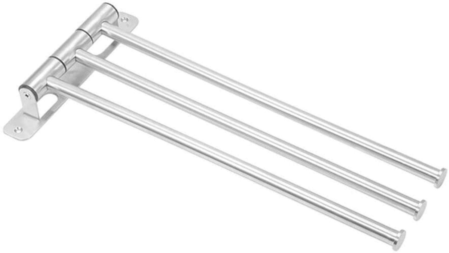 Porte-serviettes rotatif multi-barres suspendu en cuivre 41 x 20,6 cm