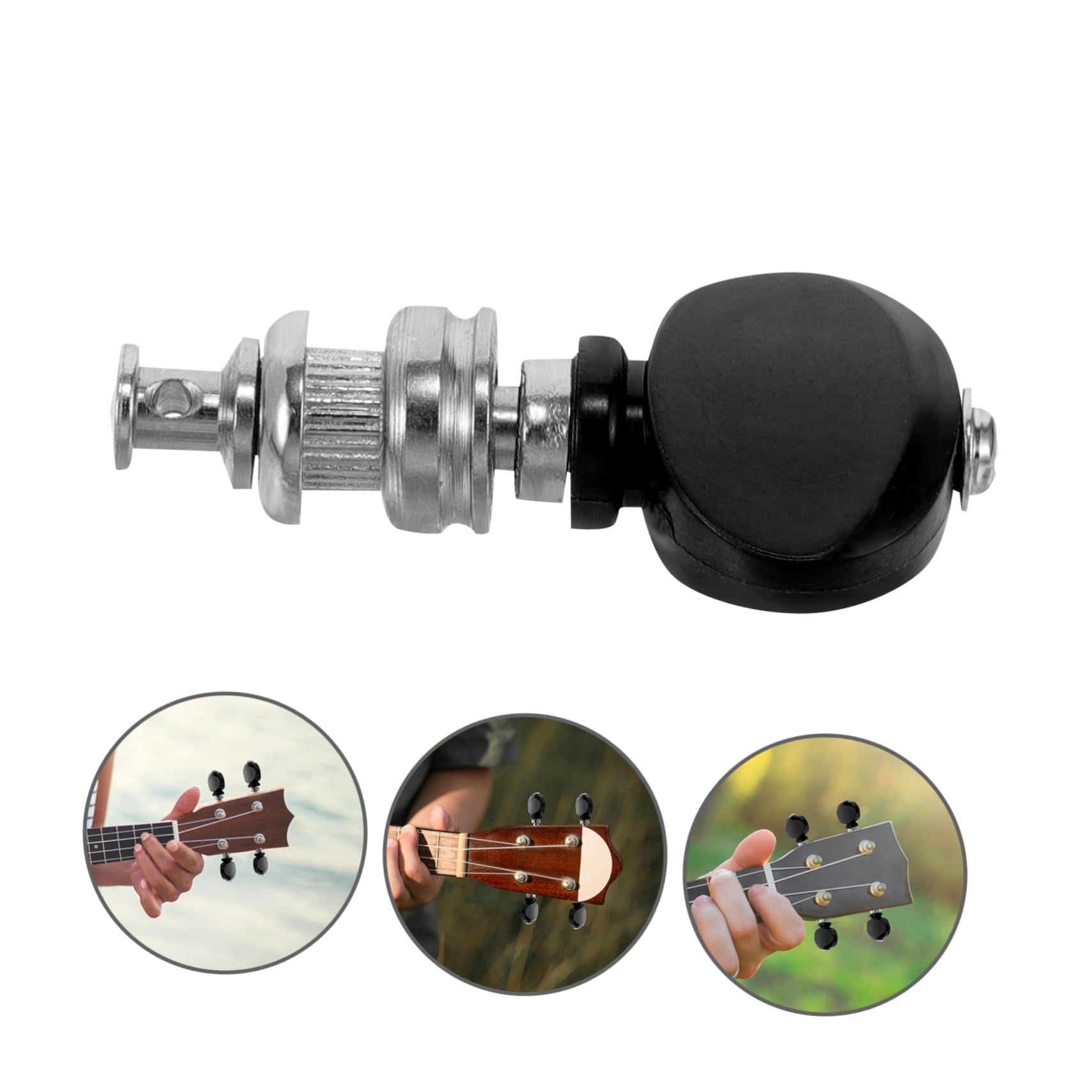 Toyvian 20 sztuk strun, narzędzie do ukulele, ukulele, akcesoria do instrumentów muzycznych, części instrumentów, stroik, ukulele, akcesoria do ukulele, gałka do strojenia ze stopu cynku