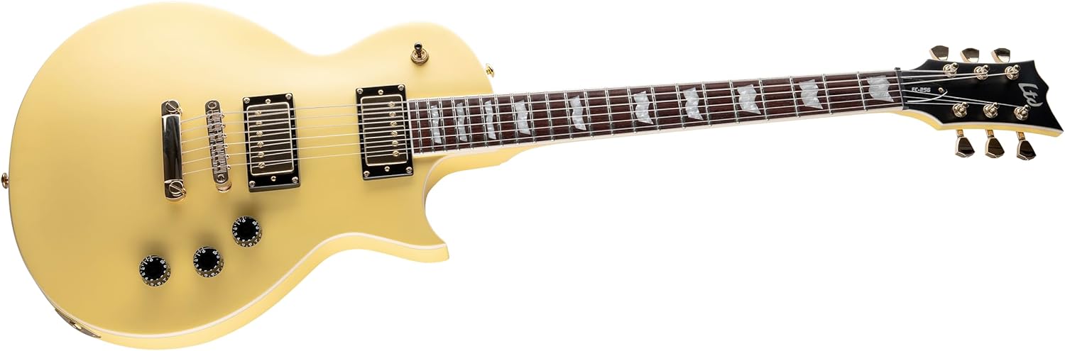 ESP LTD Eclipse EC-256 Electric Guitar - Vintage Gold Satin, Rosewood Fingerboard