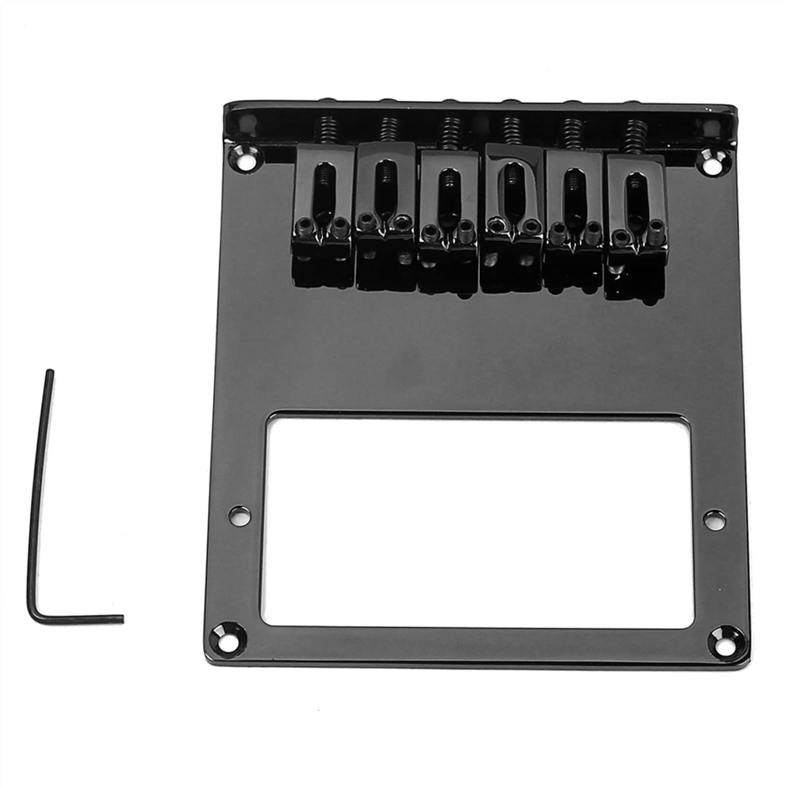 6 Saddle Tele Bridge Shappiece Tele Humbucker Tl Puente De Guitarra Para La Guitarra Negra Puente guitarra