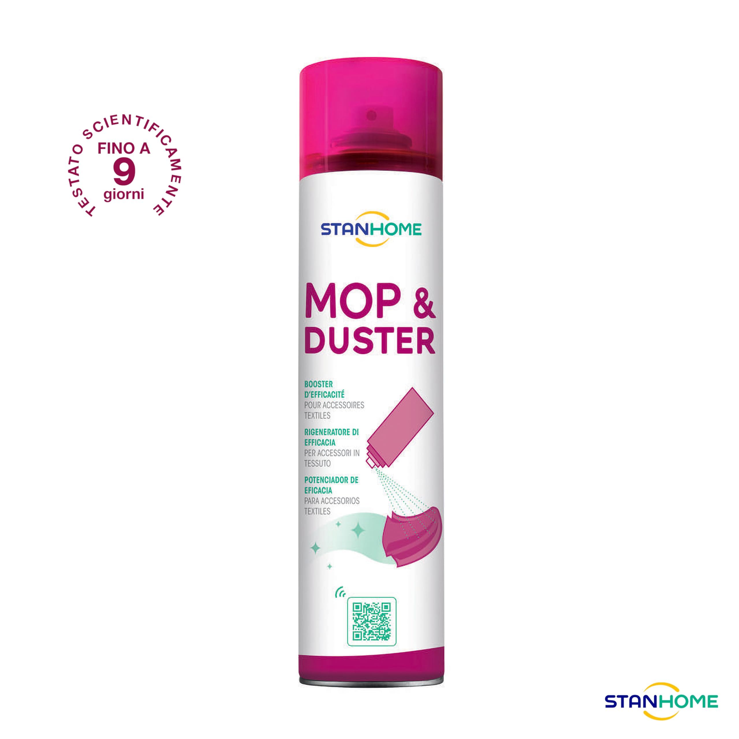 Stanhome Mop Duster Limpia polvo - Retrasa la acumulación de polvo, complemento potenciador para plumeros y mopas quitapolvo (400ml) (1)