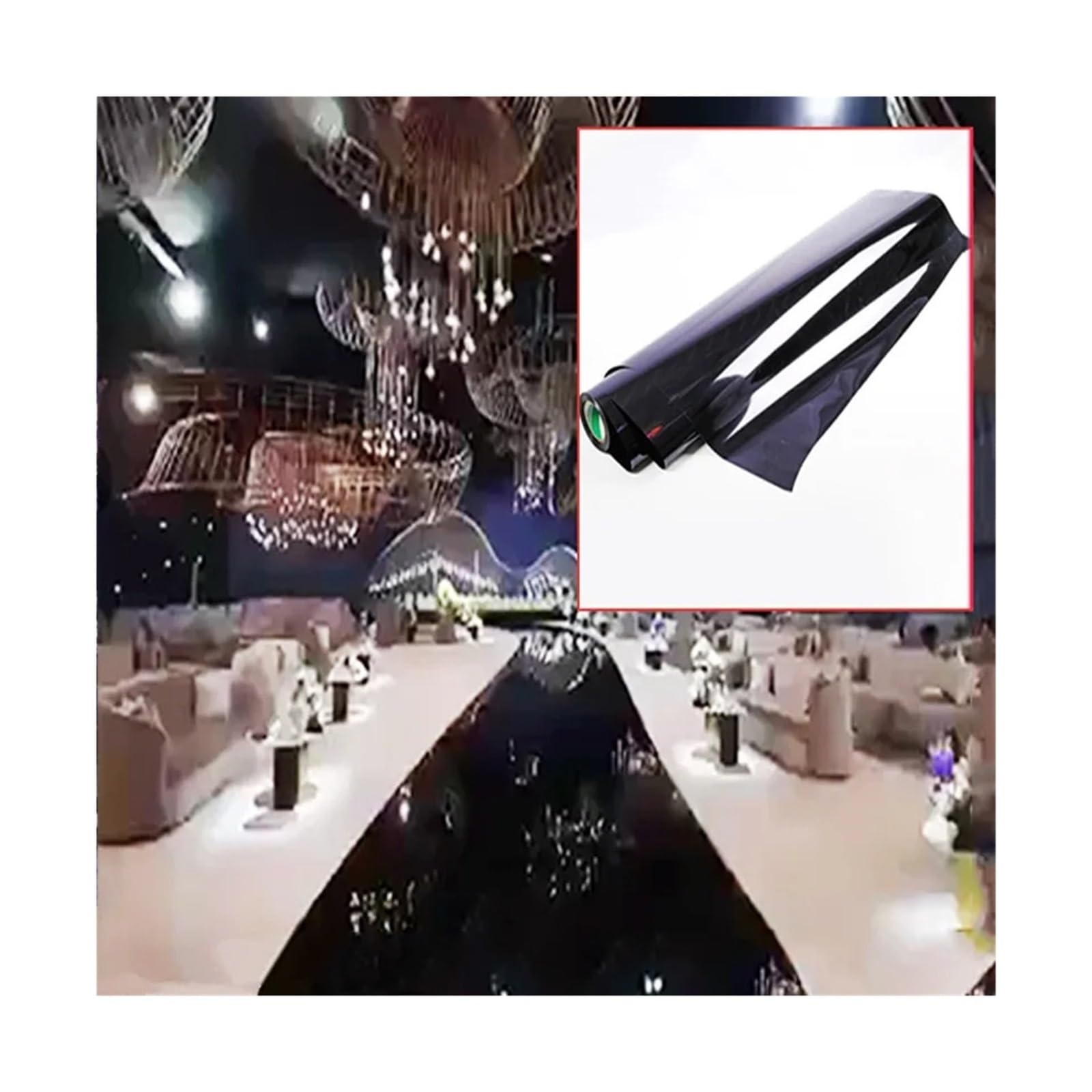 tappeto bianco matrimonio Decorazioni di nozze nere Tappeto a specchio for corridoio for forniture centrotavola for palcoscenici feste 10 m/lotto(White,1M)