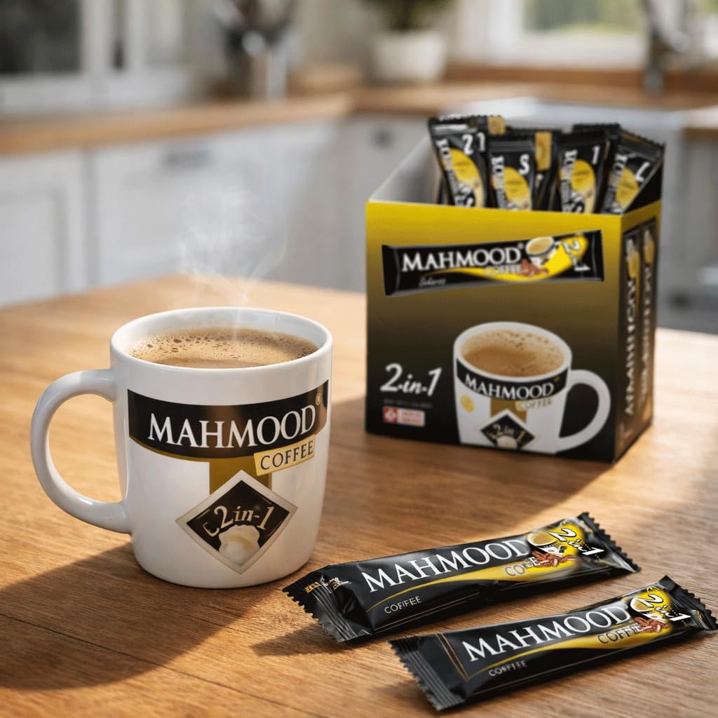 HepsiAnadolu 2 in 1 Coffee Strong Instant Black Coffee - Bacchette da caffè senza zucchero