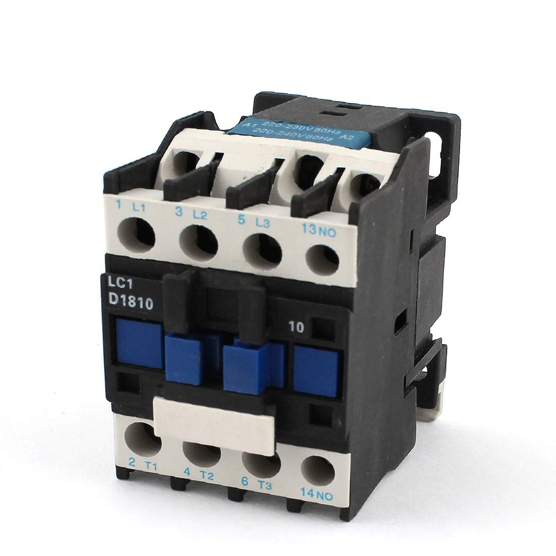 New Lon0167 LC1 D1810 Featured AC220V Coil 32A reliable efficacy 3-Phase 1NO Normal Open AC Contactor Motor starte-r Relay(id:3da a4 93 ca6)