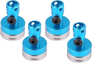 Pilipane 4PCS Alloy Magnetic Body Post Mount Shell for 1:10 Drift RC Car, Compatible for CC01/AXIAL/SCX10 1/10 Remote Control Crawler