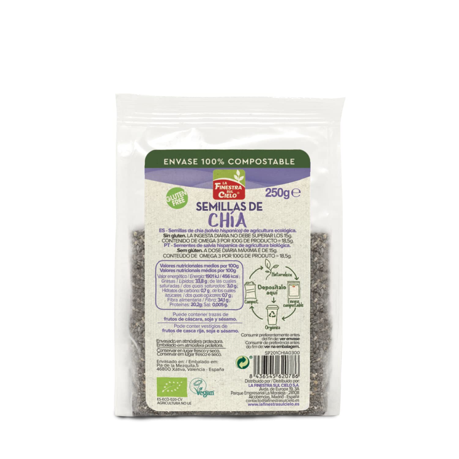 Semillas de Chía Bio 250g