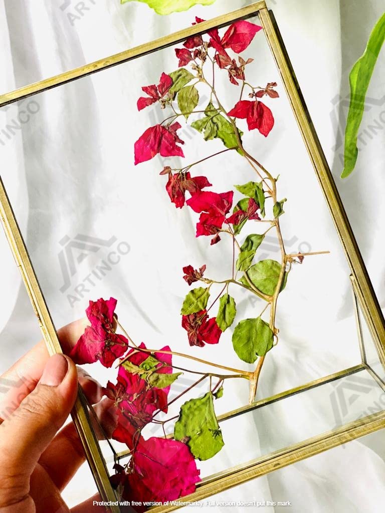 ARTINCO Art India Collections Decorative Brass And Glass Standing Table Photo Frame 4X6(Tabletop, 1.00) 3