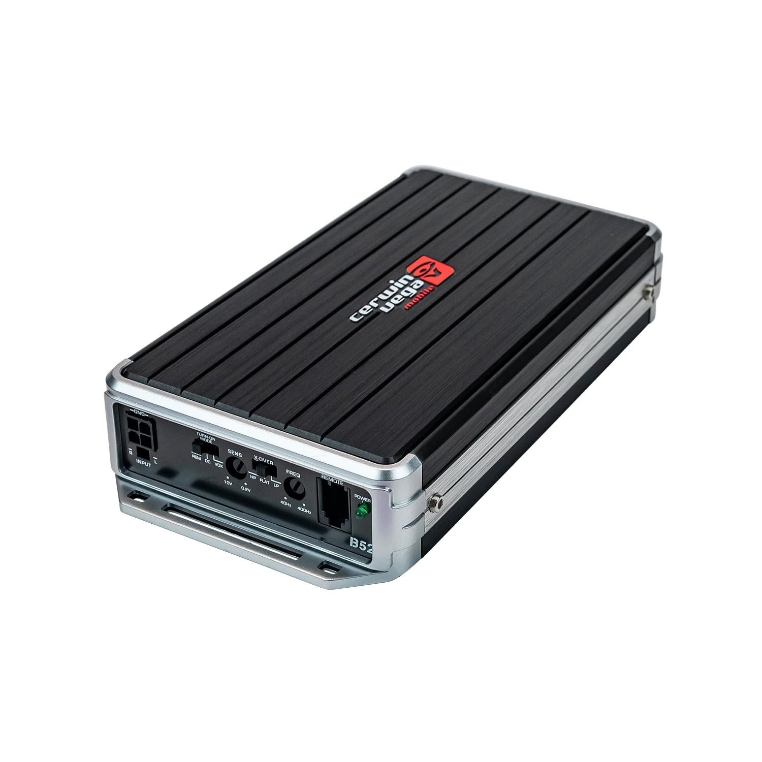 Cerwin-Vega B52 – Stealth Bomber Series 2-Channel Class D Full Range Amplifier | 250W x 2 RMS, Compact & Powerful