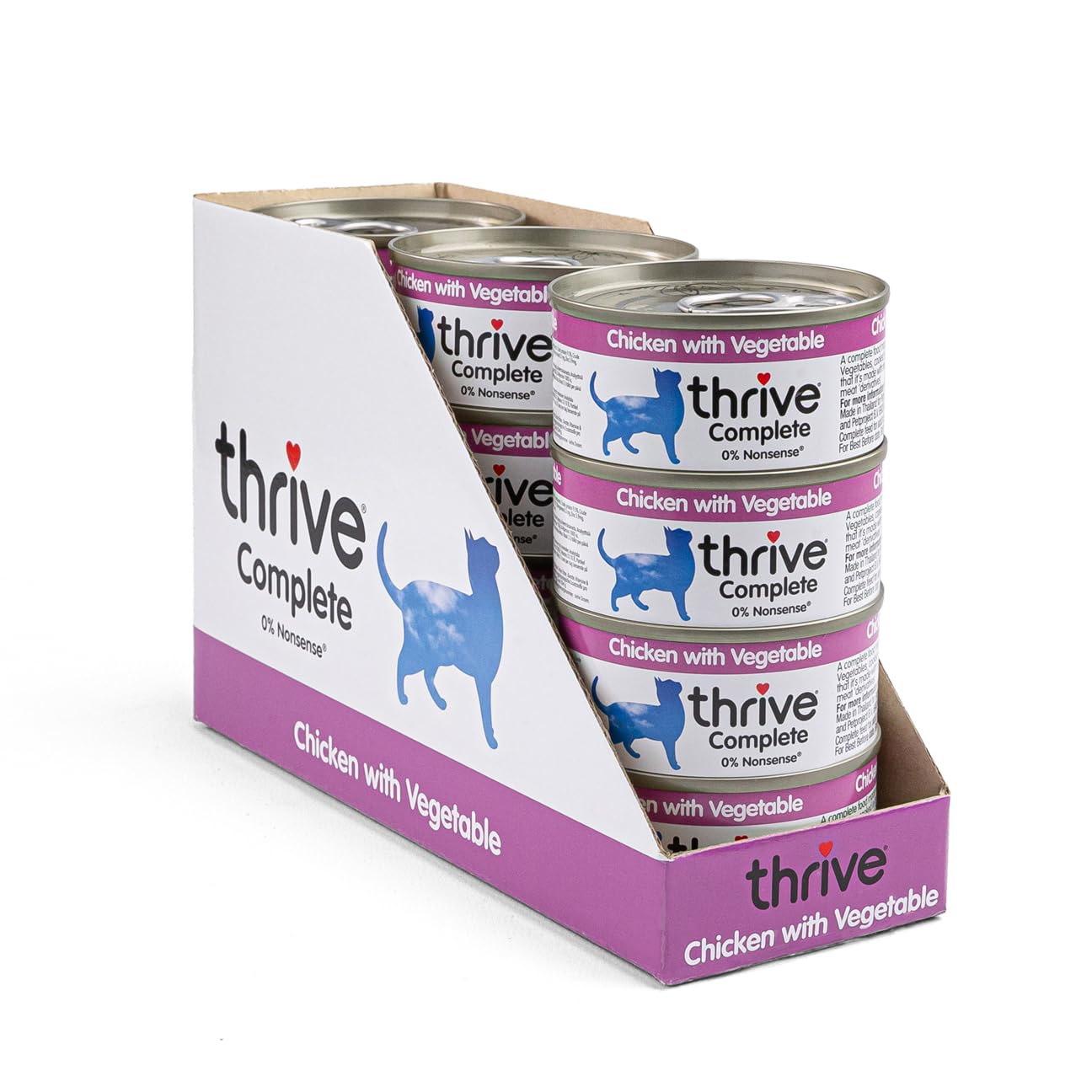 Thrive Green Cat Complete Cat Can Chicken With Vegetables | Size: 12*75G