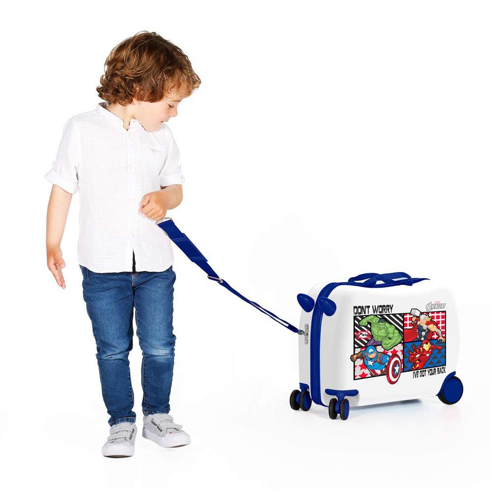 Marvel Avengers All Avengers Valigia per bambini Multicolore 50x38x20 cms Rigida ABS Chiusura a combinazione numerica 34L 2,1Kgs 4 Ruote Bagaglio a mano