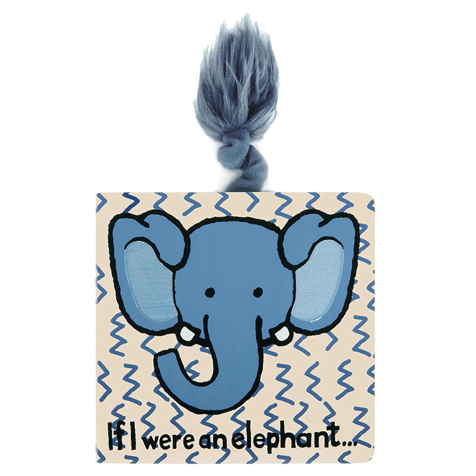 Jellycat If I were an Elephant: A Baby Touch and Feel Board Book Children's Book - Baby Gift